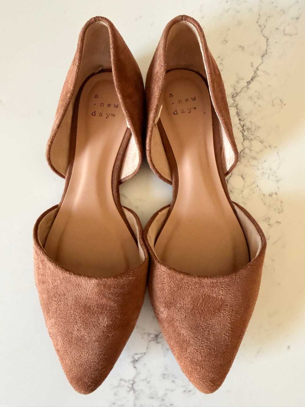 Tan Suede Mules